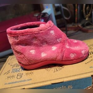 Cienta NIB Pink Stars Toddler Shoes Size 6.5